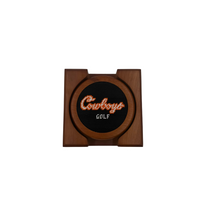 Load image into Gallery viewer, Smathers & Branson Swinging Pete x Cowboys Golf Script Coaster Set