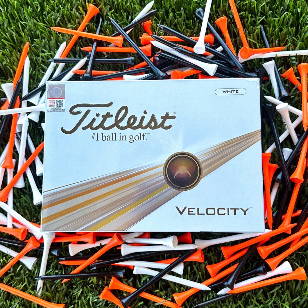 2024 Titleist Velocity Golf Balls w/Swinging Pete Logo