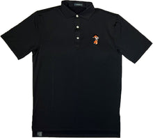 Load image into Gallery viewer, Turtleson Palmer Solid Performance Polo Black
