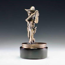 Load image into Gallery viewer, Icon Artworks Bronze Swinging Pete Desktop Sculpture
