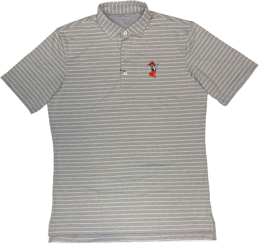 Johnnie-O Newton Polo Heather Gray